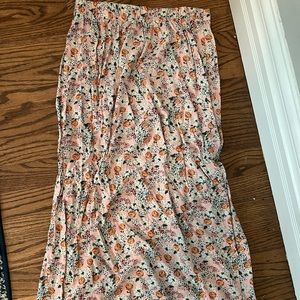 Wild fable floral maxi skirt